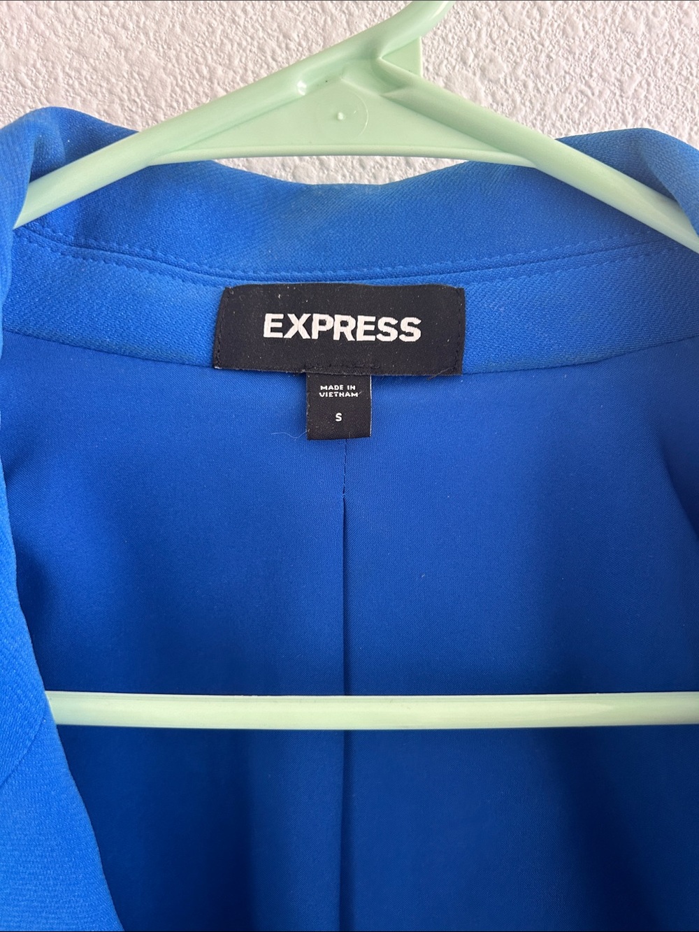 Express Women's Cobalt Blue Double-Breasted Blazer - Picture 4 of 4